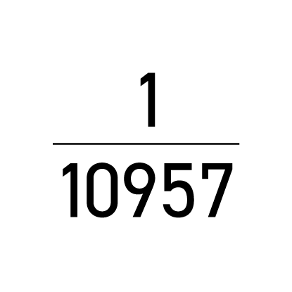 1/10957