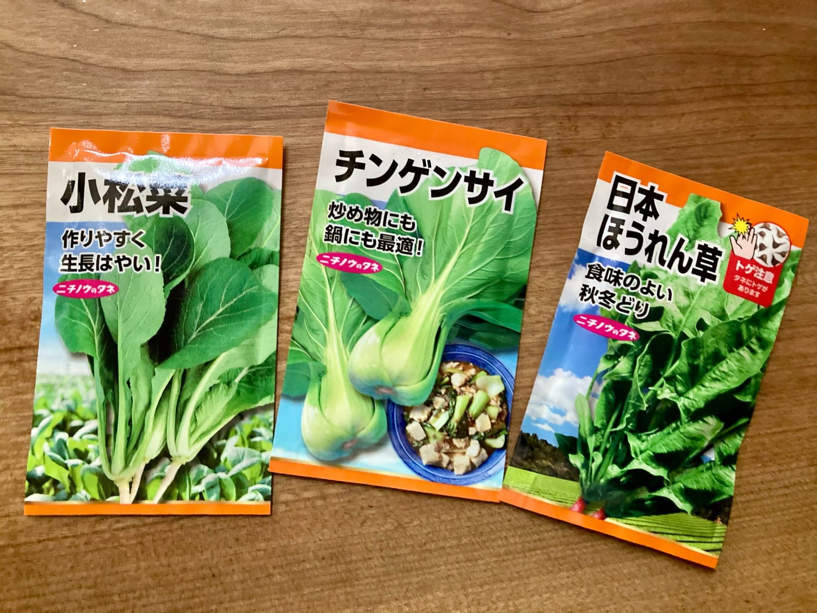 葉物野菜の種