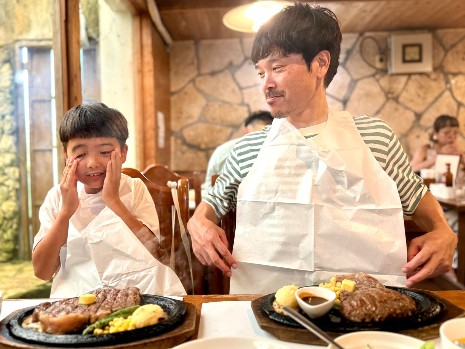 誕生日には肉とシマシマ