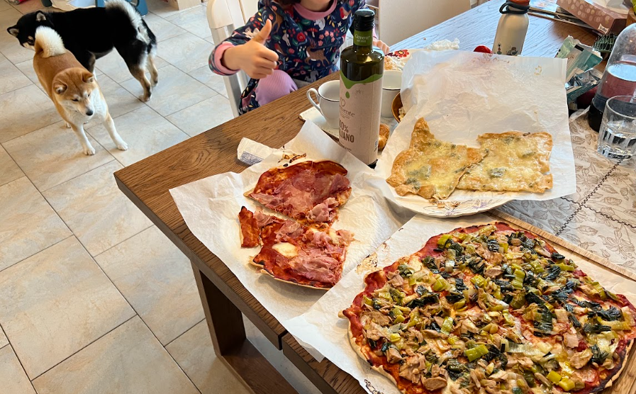 pizza on Saturday
