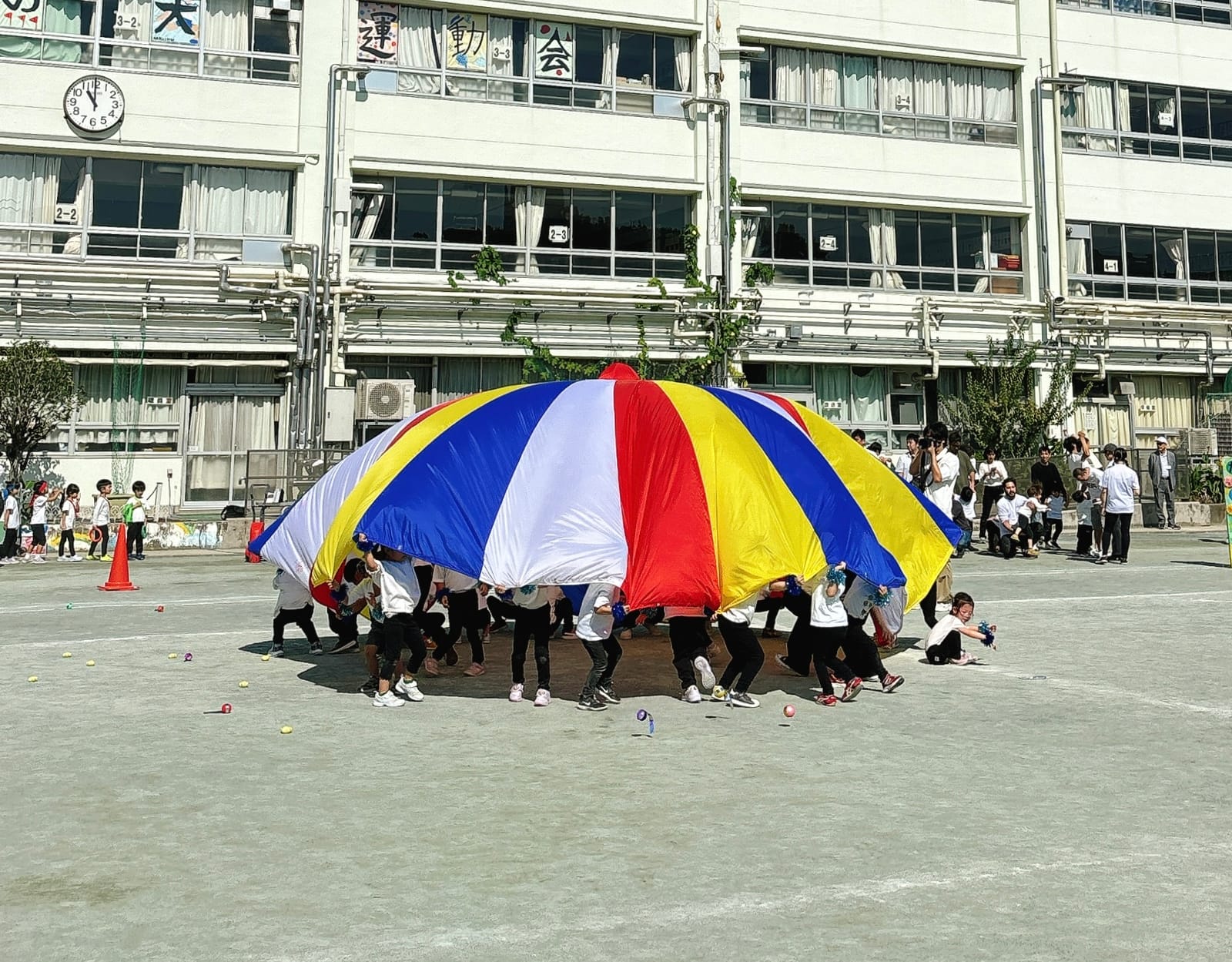次男の運動会にて