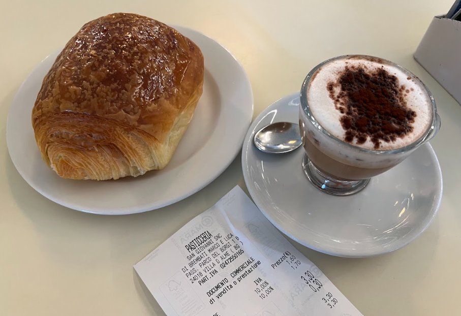 café after a blood test