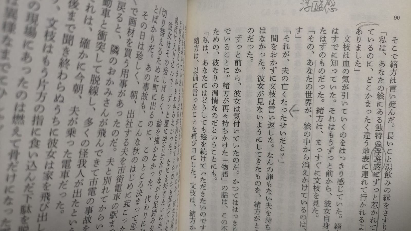 浮遊感