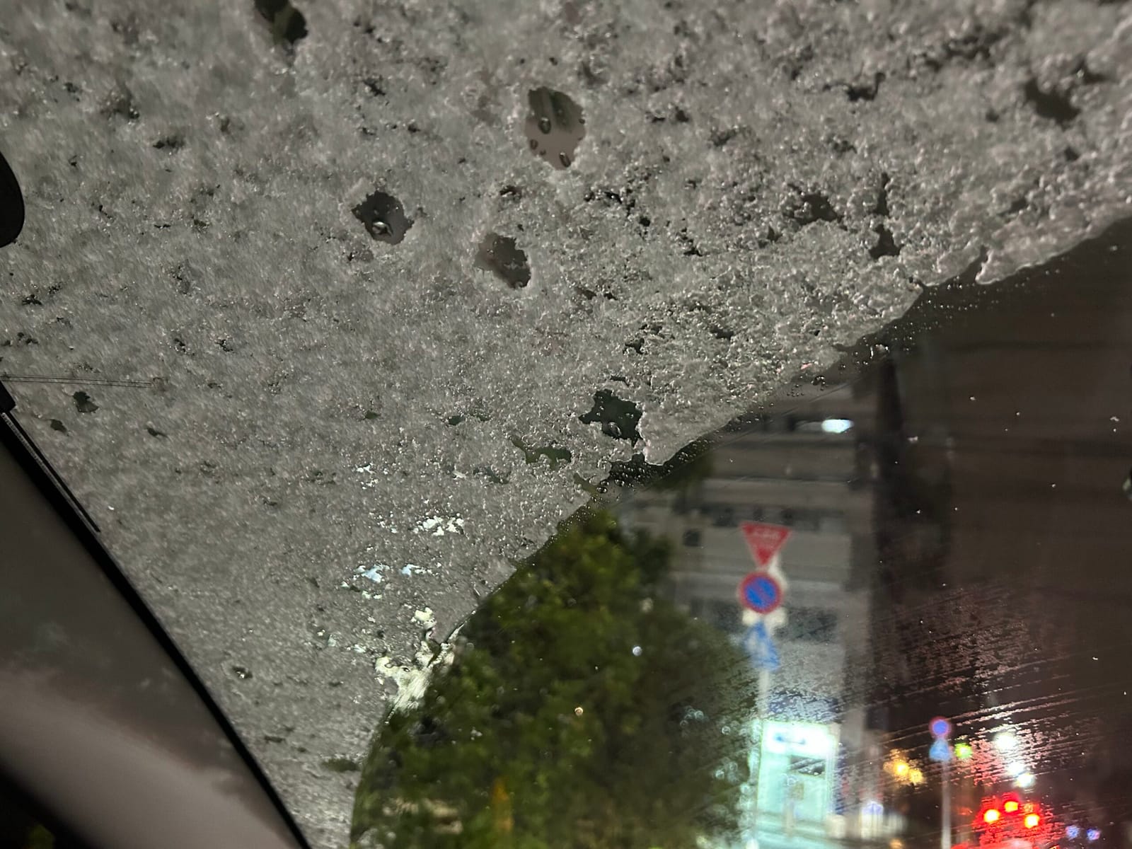 雪がふったね～