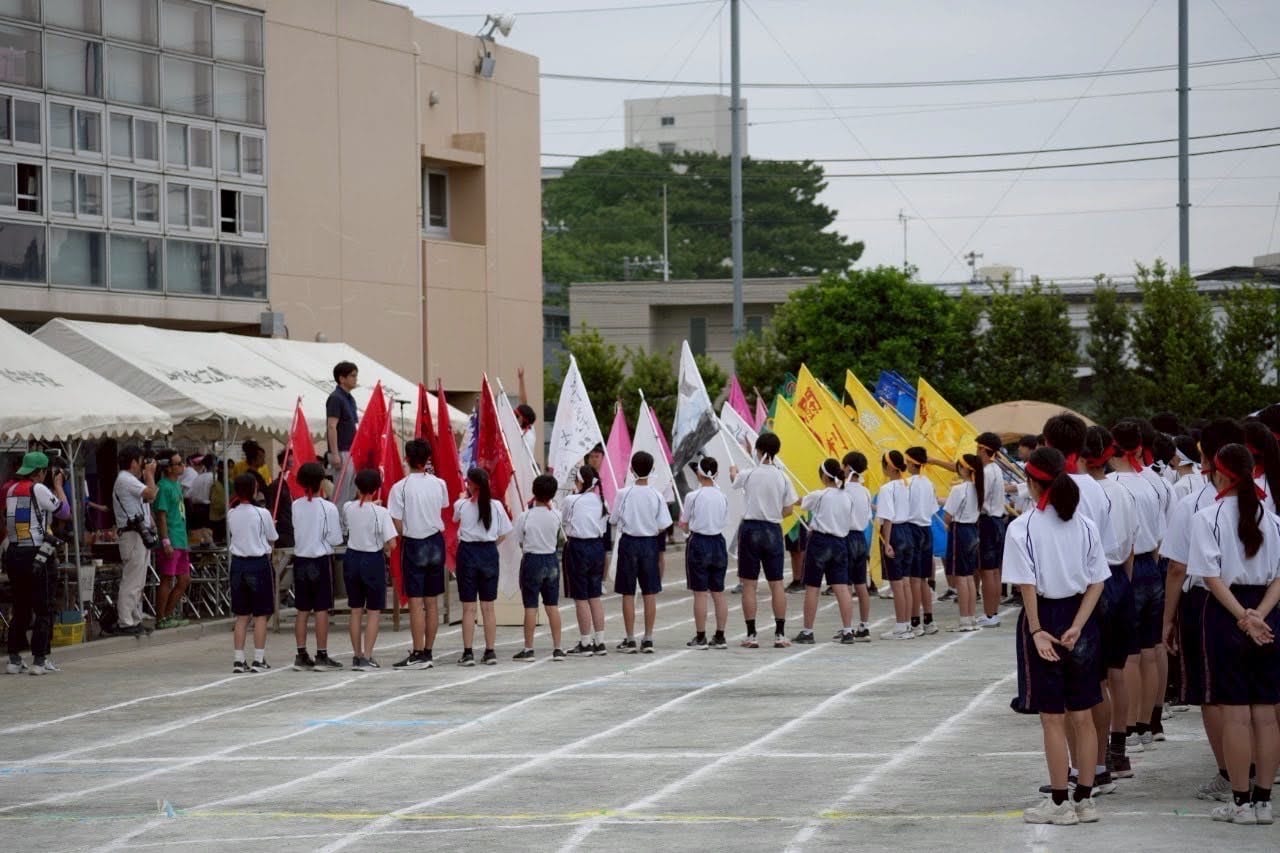 次女の初めての体育大会