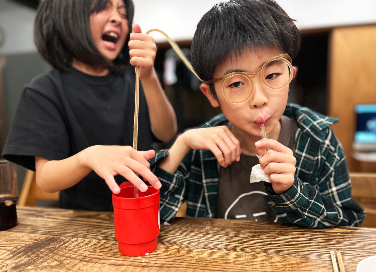 ¥110 メガネストロー