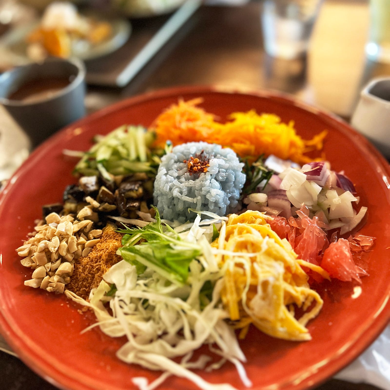 ¥1,600 オリエンタルライスプレート（+h café kamakura）