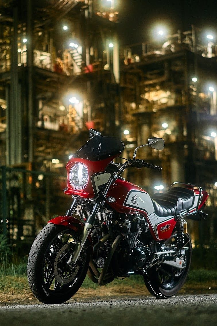 バイクの撮影
