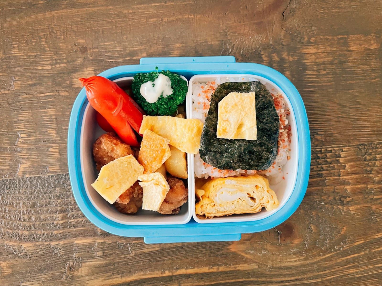 ショベルカーなお弁当