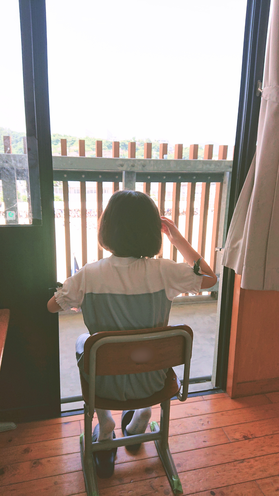 学校行事に参加するなんて