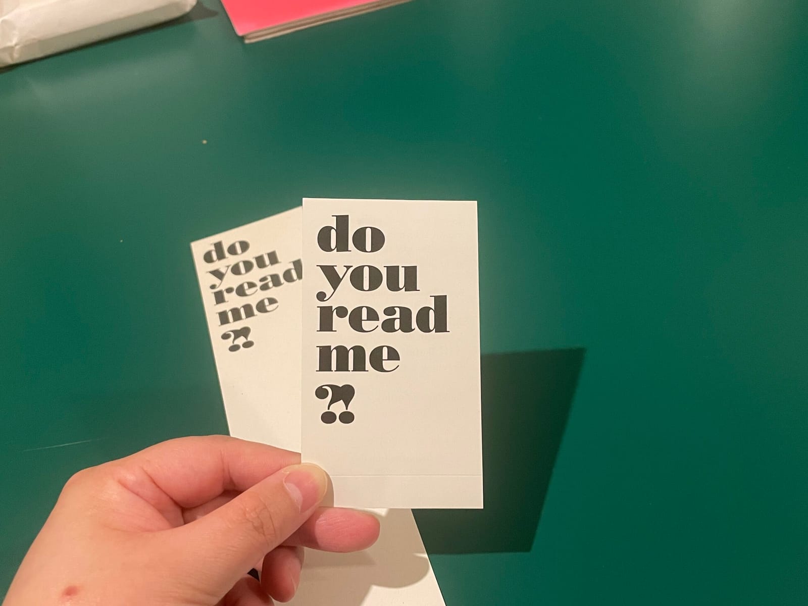 「do you read me?!」TABFで見つけたショップカード