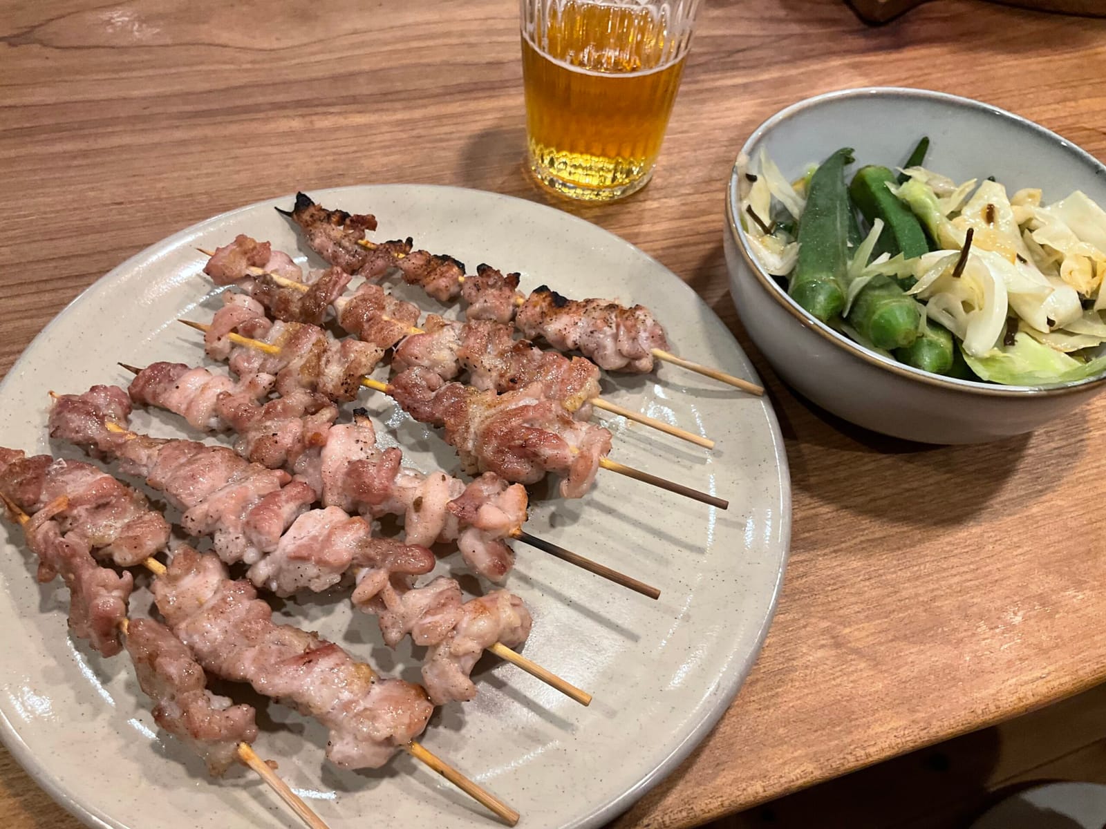 せせりの串焼き