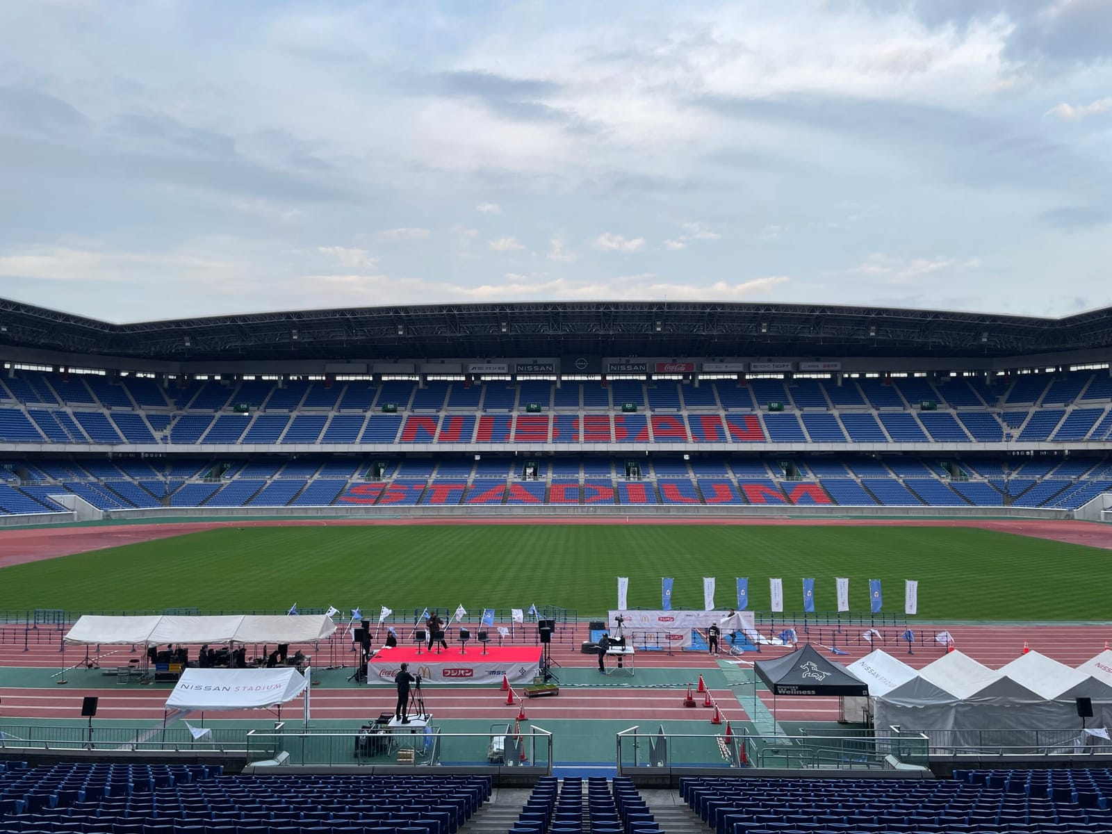スタジアム堪能の土曜