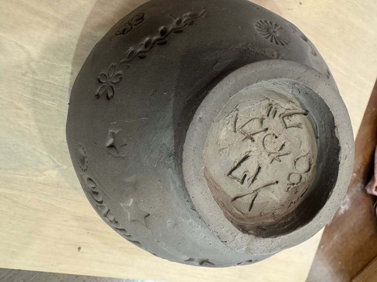 プレゼントのお椀作り
