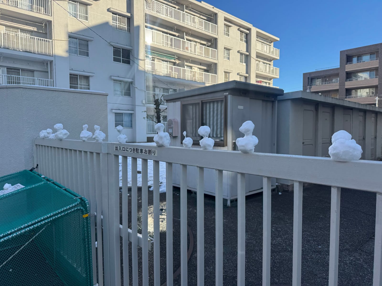 あっという間に無くなった雪