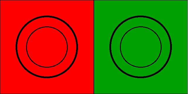 ◯→□