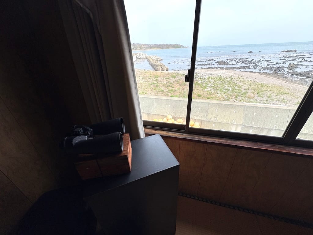 双眼鏡から見える景色