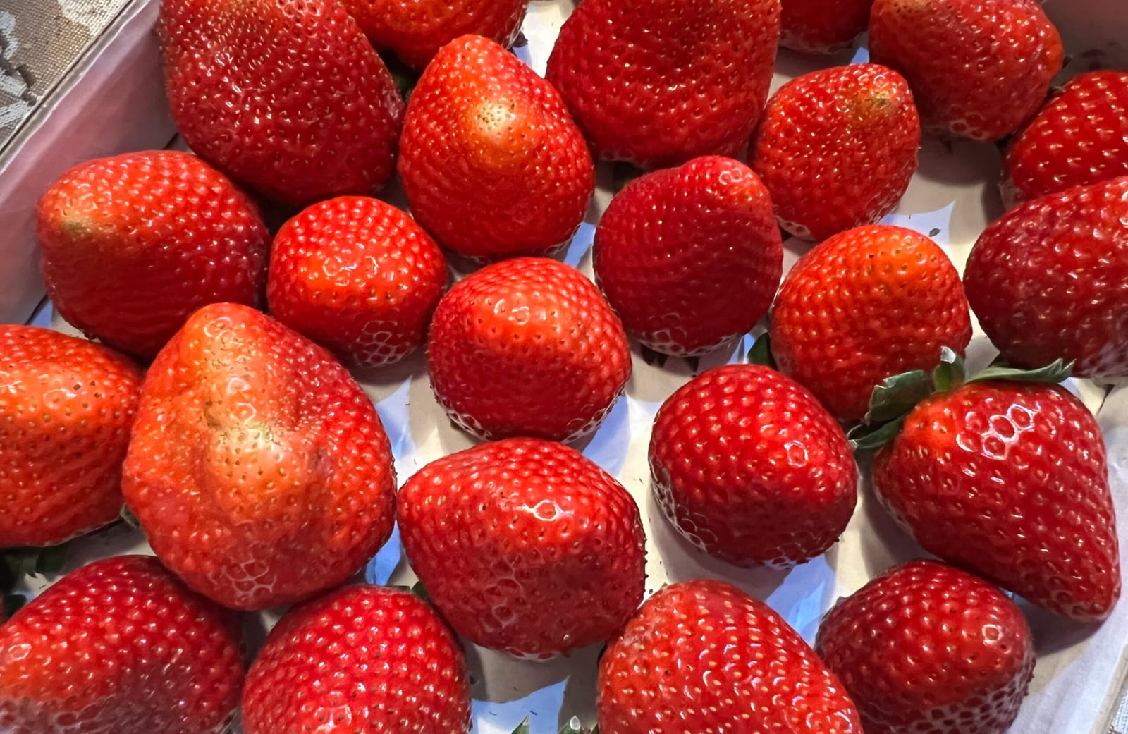 little imperfect strawberries
