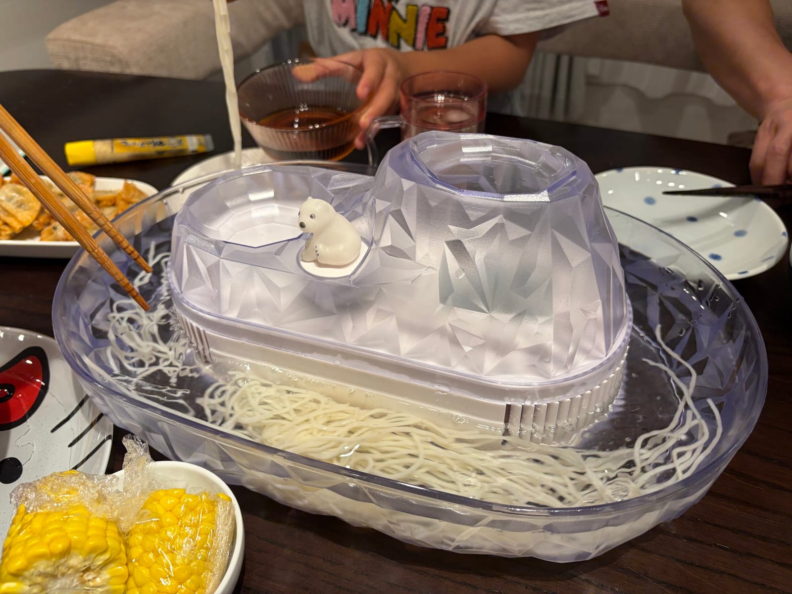早すぎた流しそうめん