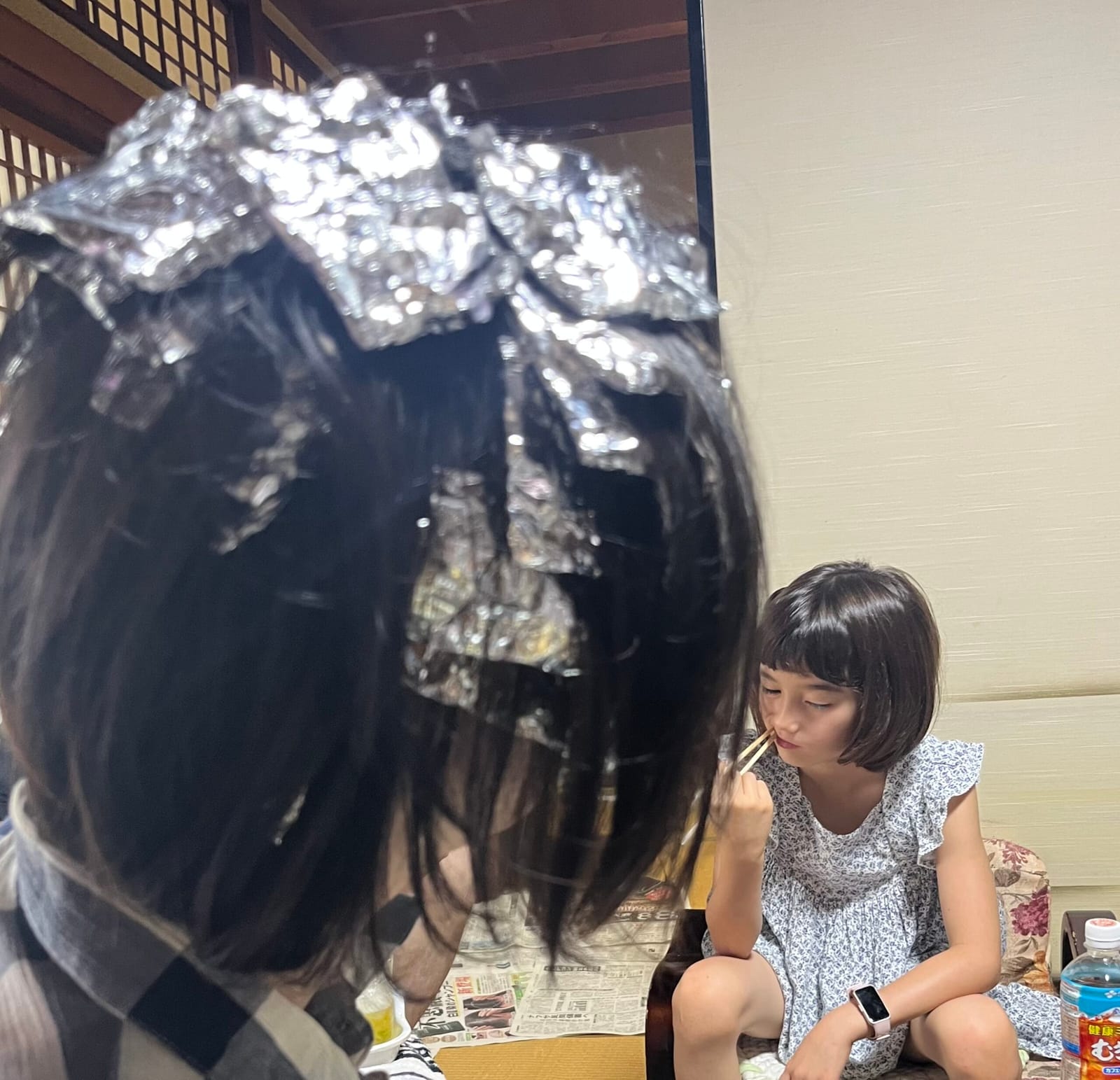 haircut and highlights