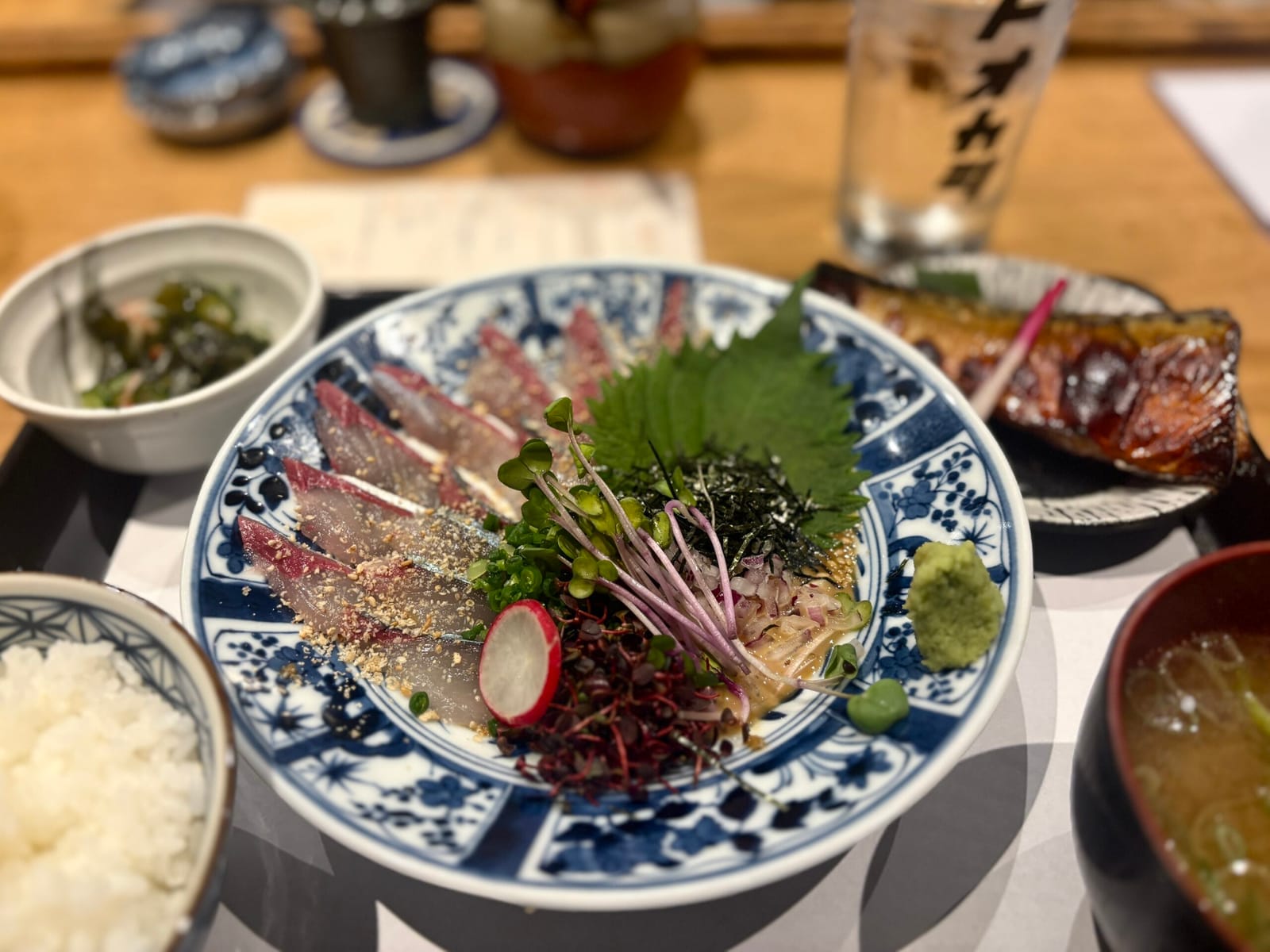 ¥2,300 濃厚焙煎ごま鯖定食（魚と魚いとおかし）