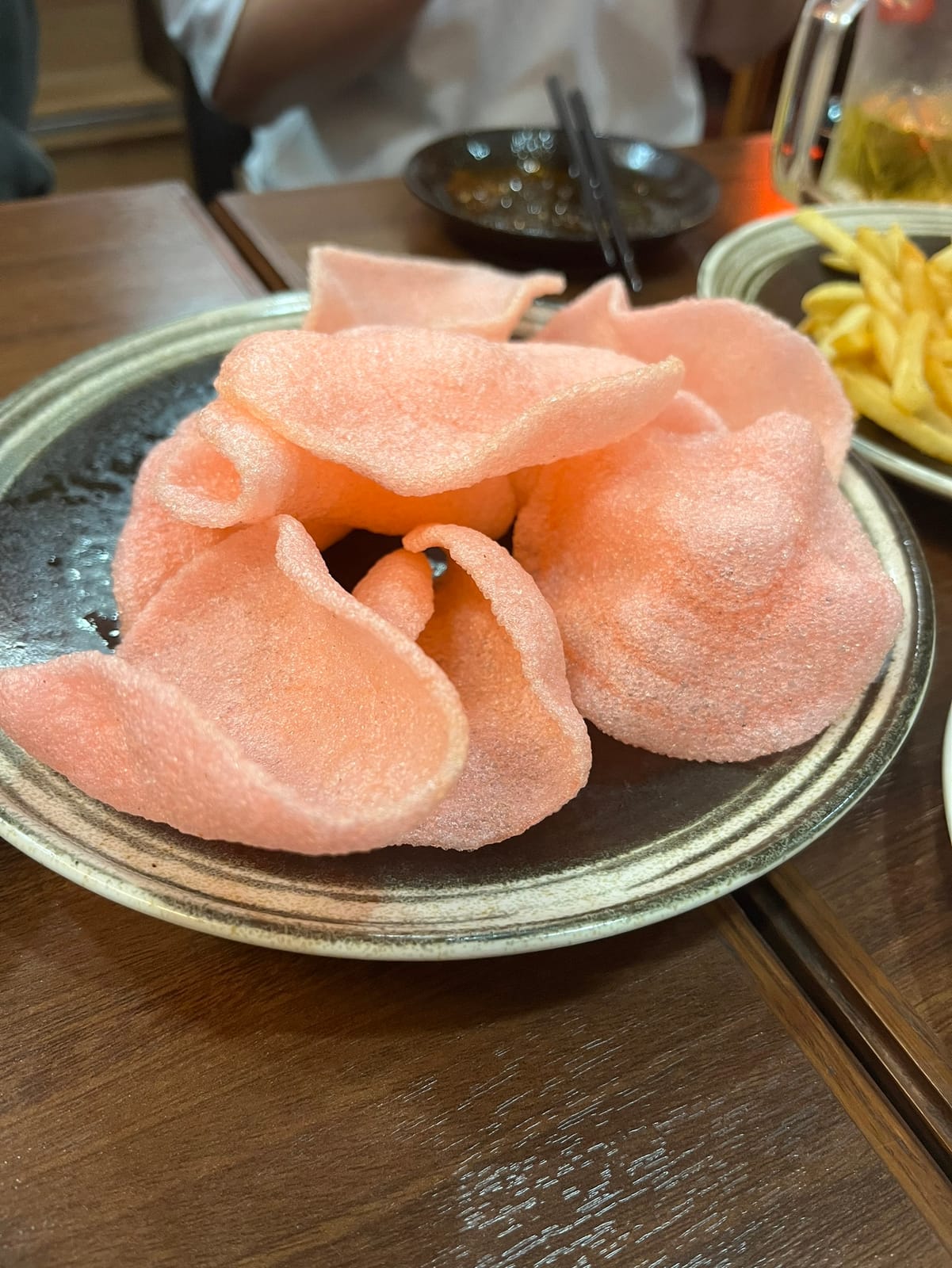 ピンクのえびせん