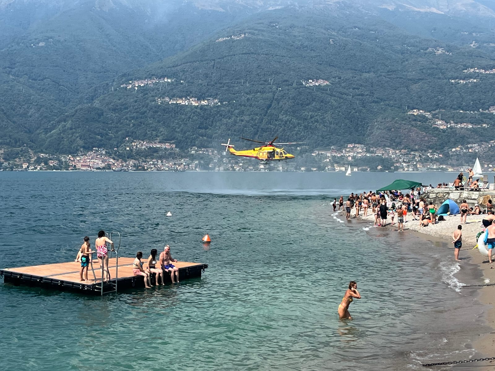 rescue operation underway
