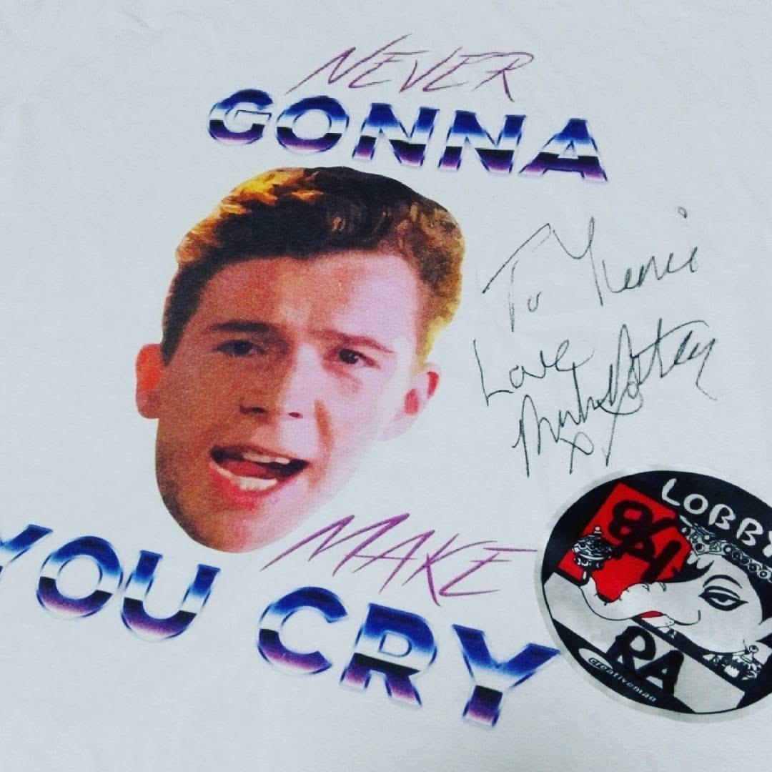 NEVER GONNA GIVE YOU UP
