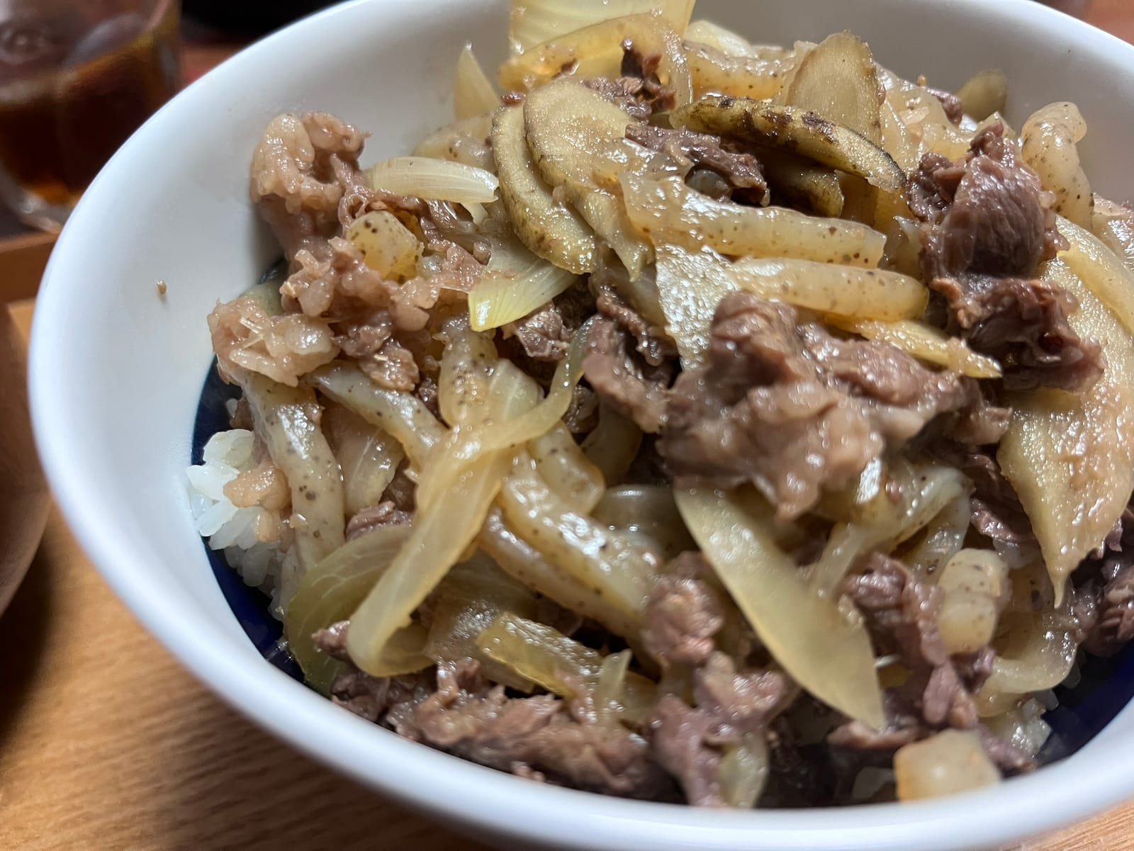 料亭の牛丼