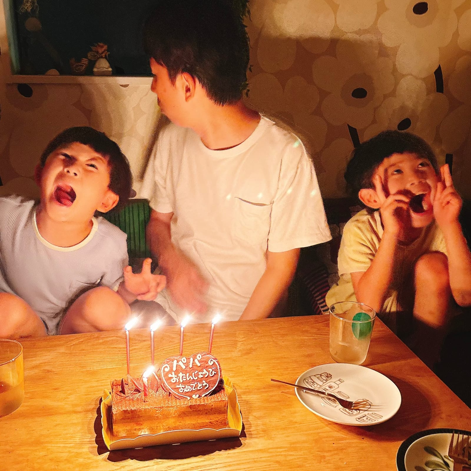 ケーキを食べて連休を終える