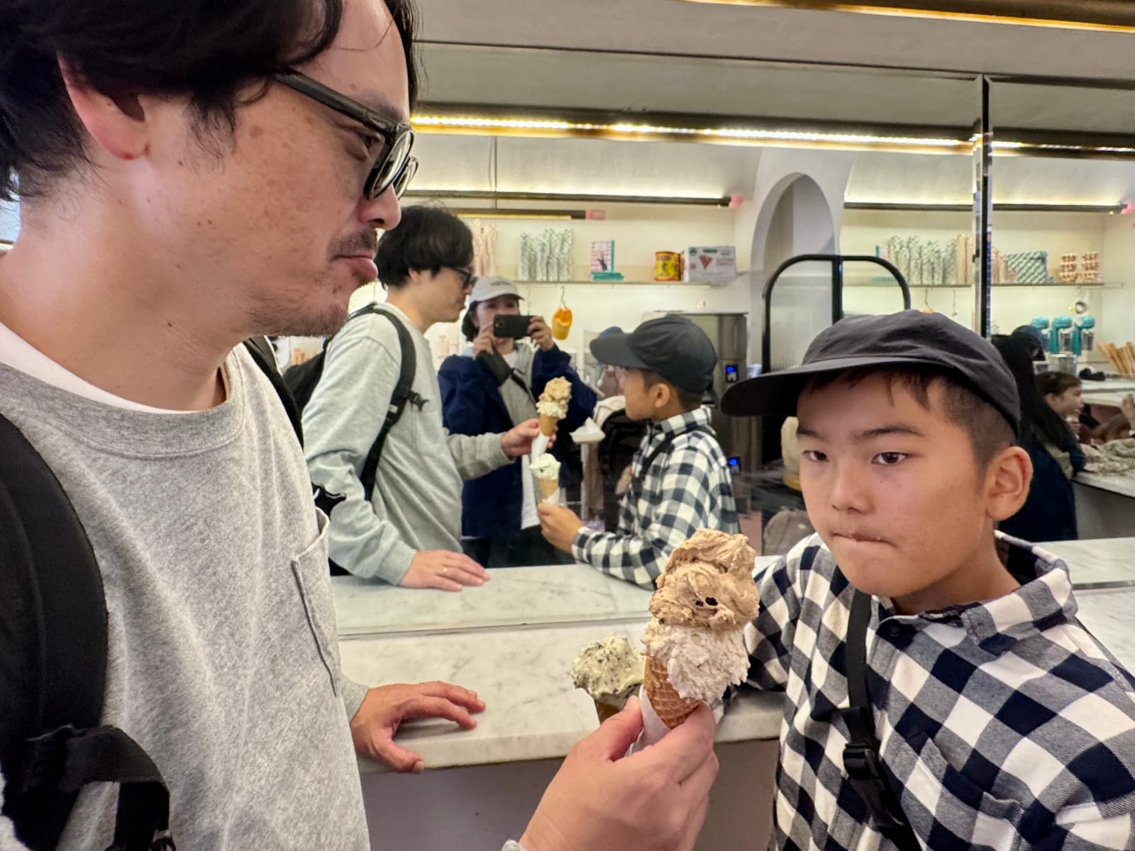 シマシマの横断歩道がない