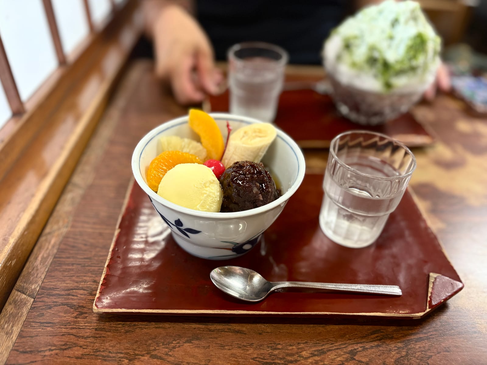 ¥600 クリームあんみつ（納言志るこ店）