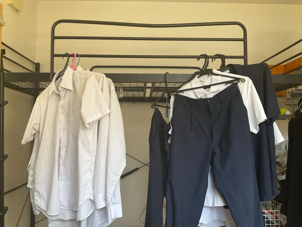 高校生の部屋で