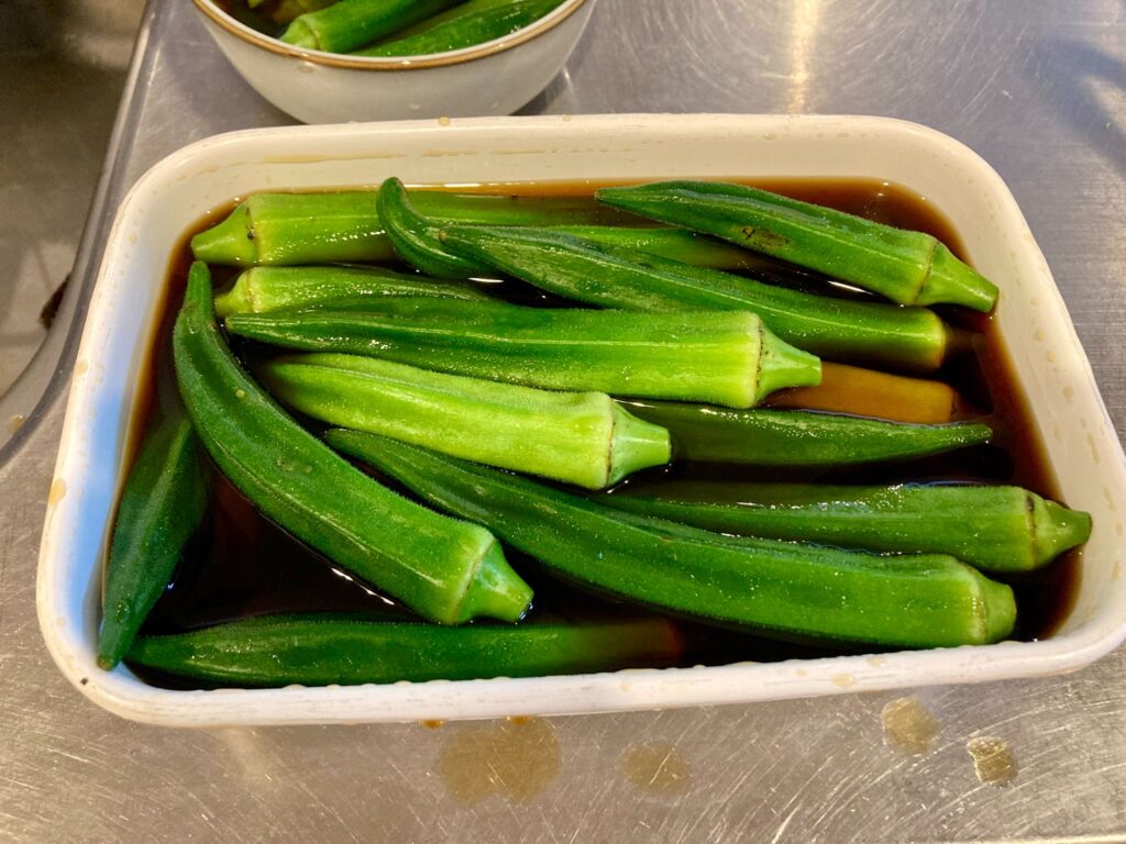 体が求めている？オクラのおひたし