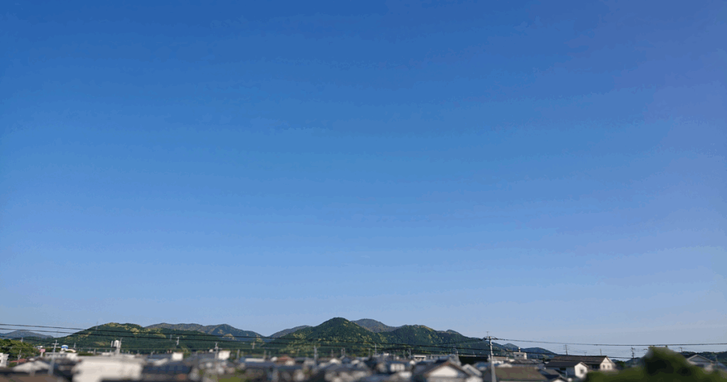 陽の優しさと窓からの眺め