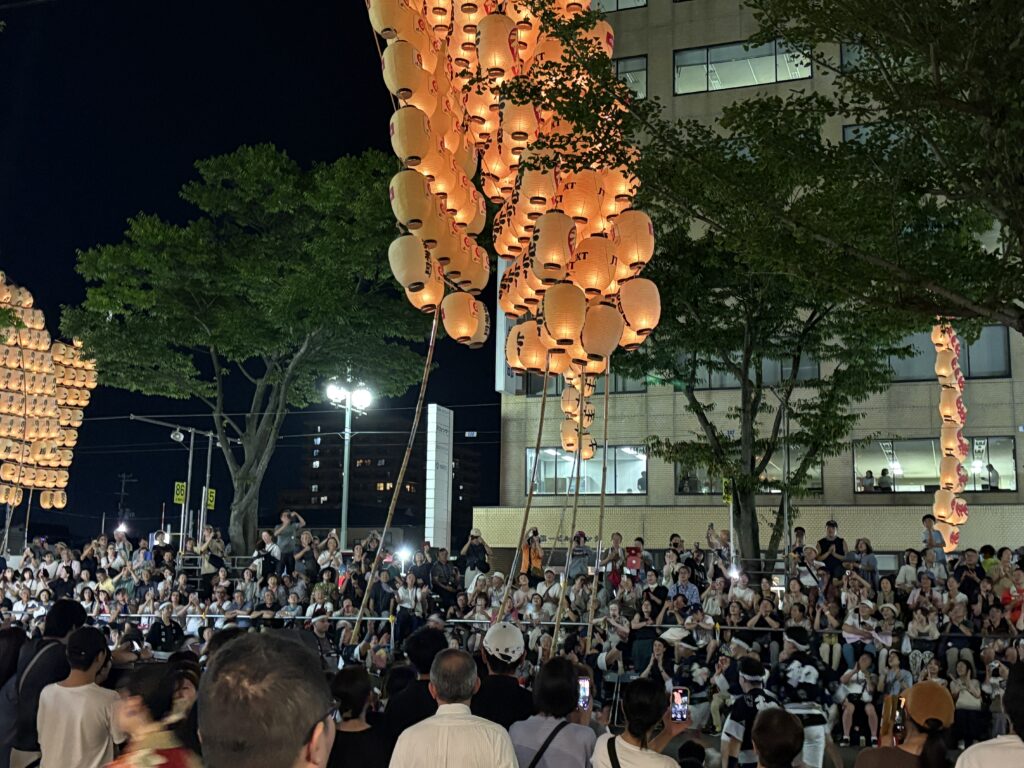 夜竿燈