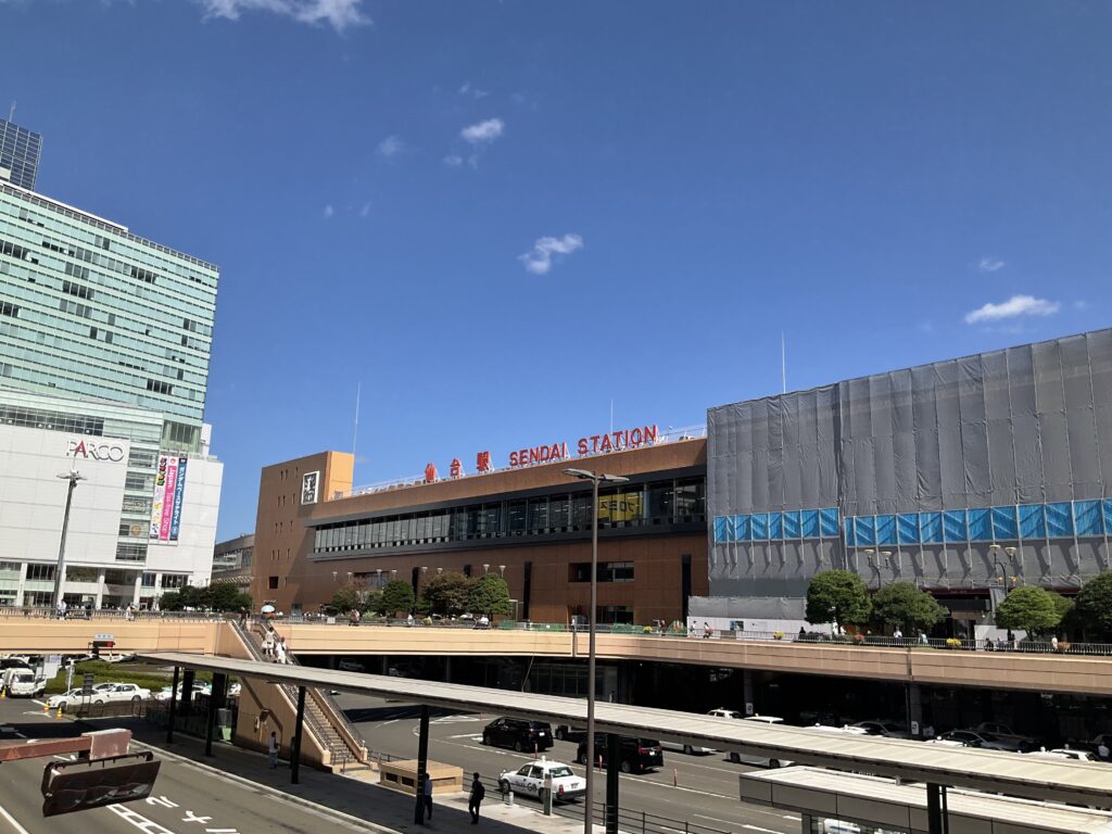 仙台にて