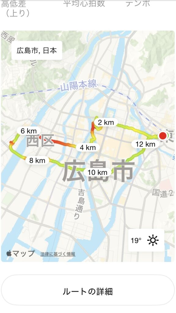 思い出あふれるランニング