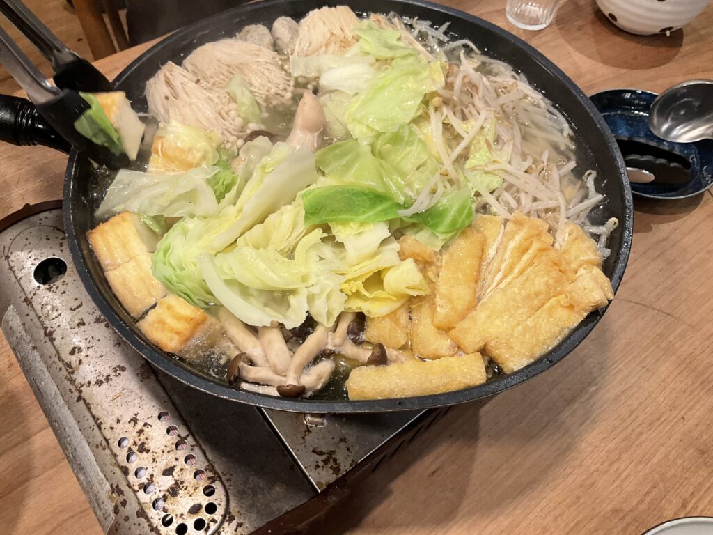 在宅勤務からの鍋