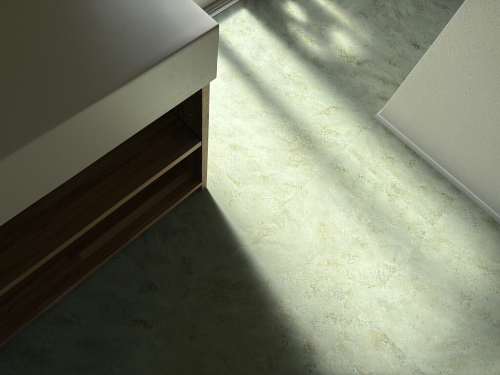 きれいな緑の床