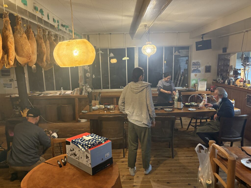 冬囲いパーティー