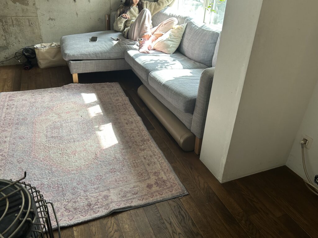 ポカポカの定位置