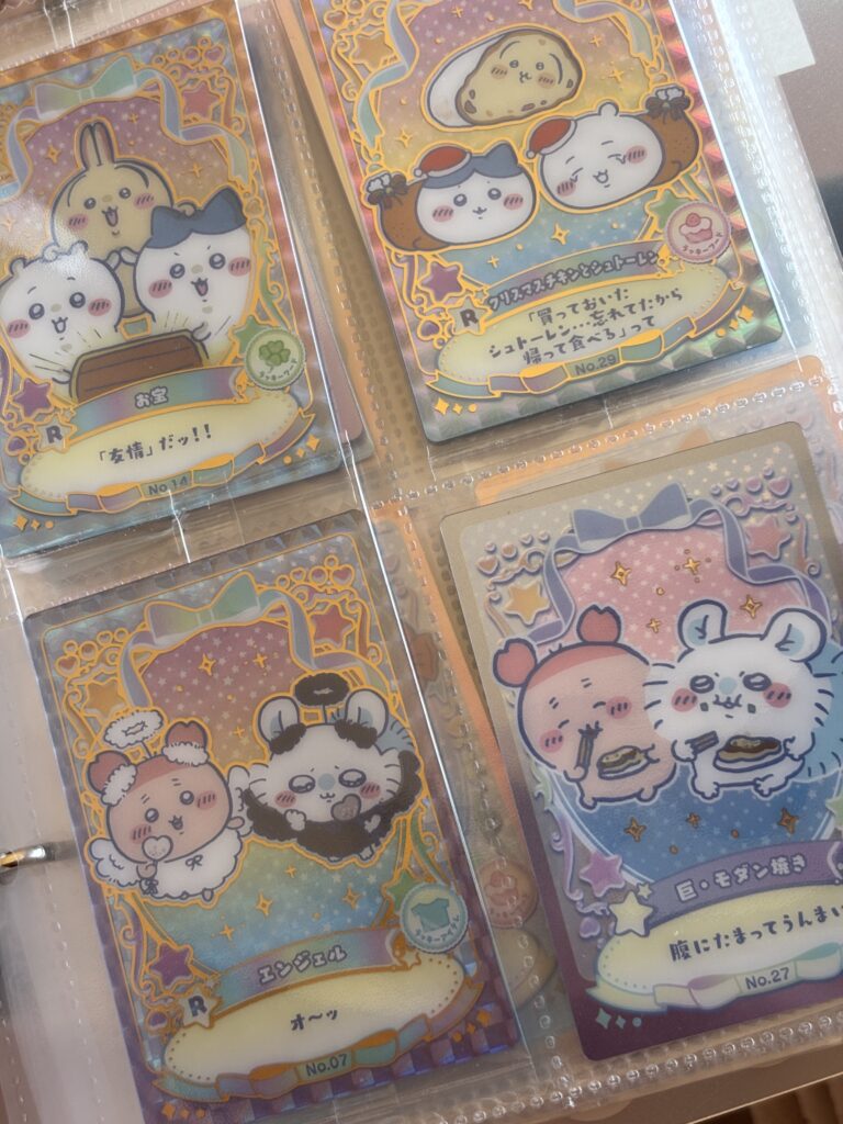 とうとう欲しかったカードを手中に、ウエハースなおやつが終了