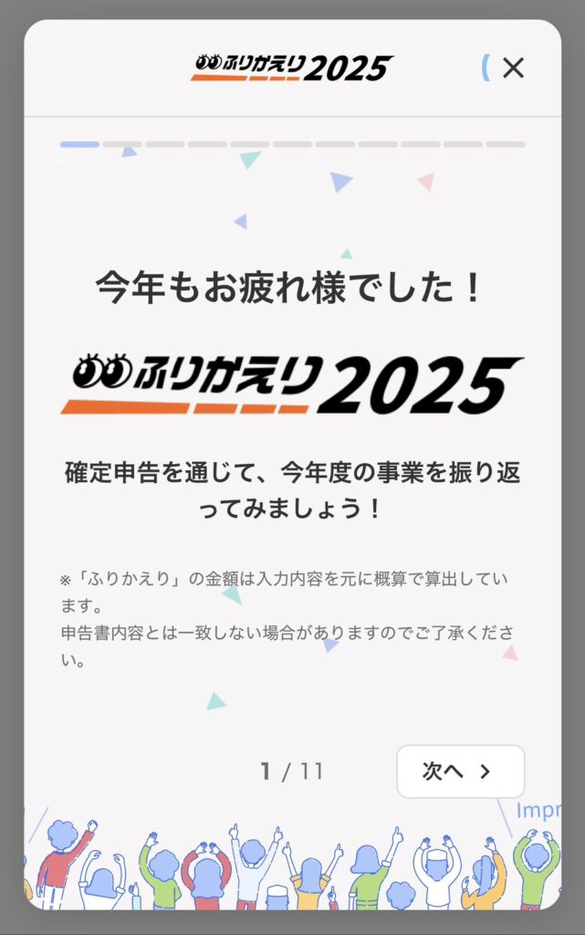 申告と納税完了の月曜