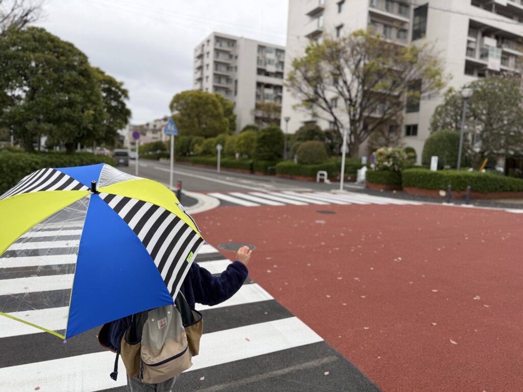 雨の年度最終日な火曜