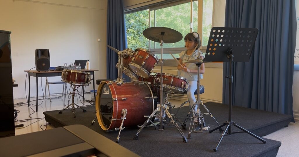 a heart-pounding drum recital